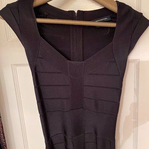 Black French Connection cocktail dress- size 0